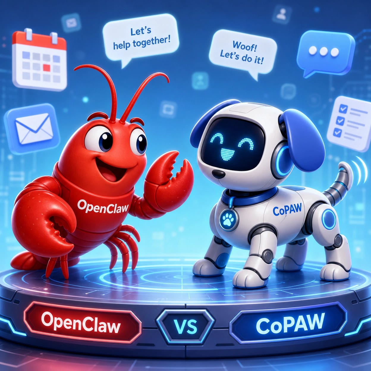 OpenClaw VS CoPaw Agentic AI