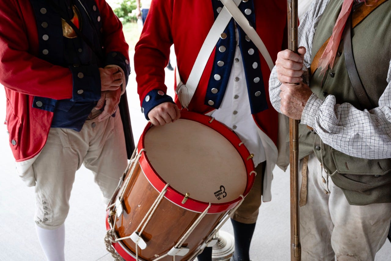 The Sons of the American Revolution in Louisville, Ky., on July 4, 2025. The Sons of the American Revolution in Louisville, Ky., on July 4, 2025.