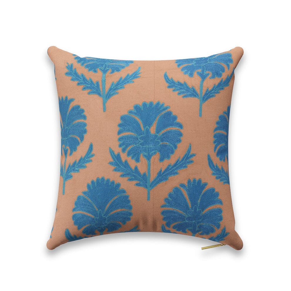 Turquoise Daisy Suzani Pillow image 3
