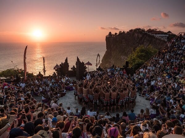 Uluwatu's famous Kecak Dance
