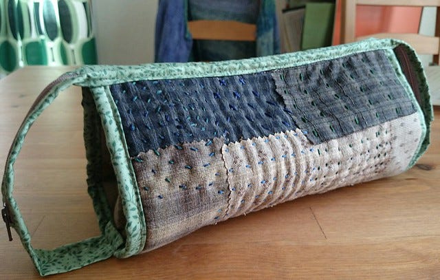 sashiko washbag sashiko washbag
