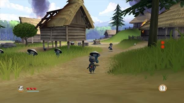 A video game screen showing cartoon characters running on a dirt road

AI-generated content may be incorrect.