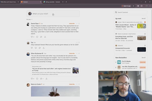 Everything Substack | Write More with Simon K Jones | Substack