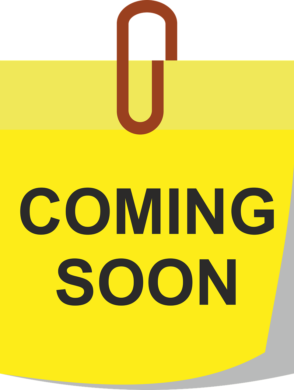 graphic note saying "Coming Soon"