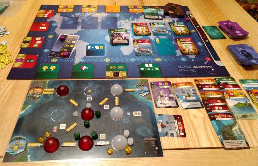 Solo Gaming: Underwater Cities | Meeple, PhD | BoardGameGeek