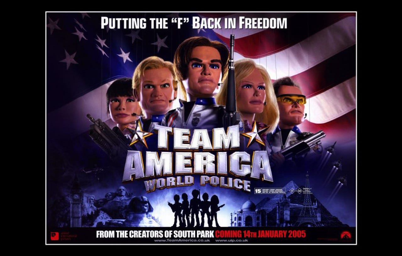 Team America: World Police Movie Poster Print (11 x 17) - Item # MOVEF3102 Team America: World Police Movie Poster Print (11 x 17) - Item # MOVEF3102