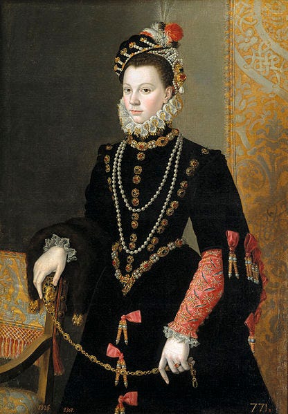 Portrait of Queen Elisabeth of Valois Portrait of Queen Elisabeth of Valois