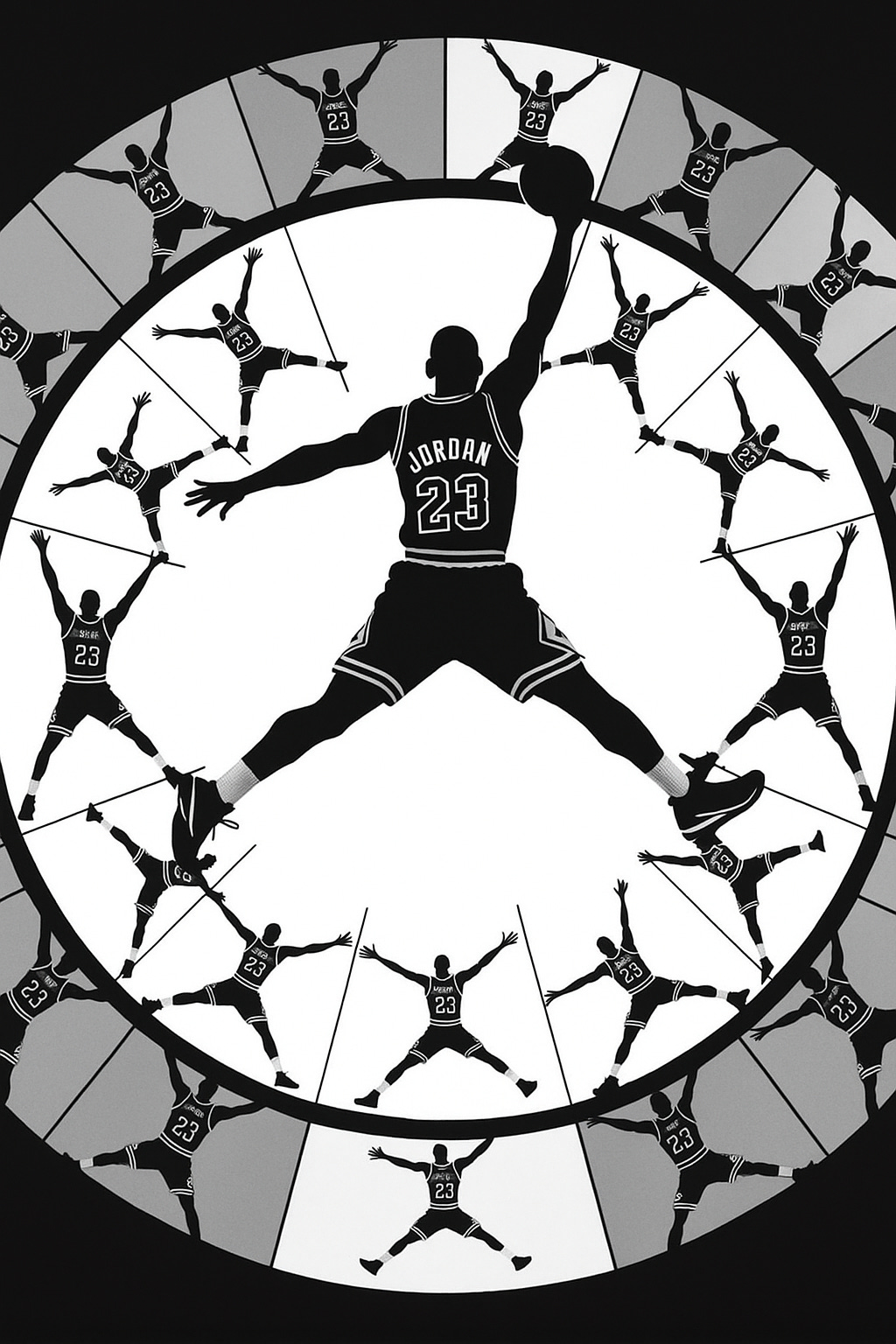 jordan 23s black and white