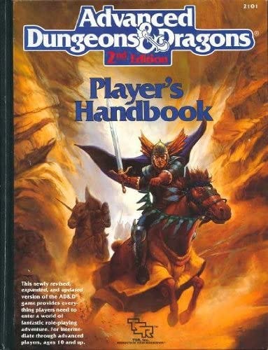 D&D 2e Player's Handbook cover