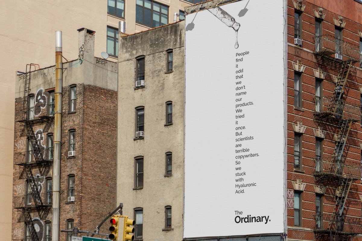 The Ordinary Breaks the Norms of Skincare Advertising