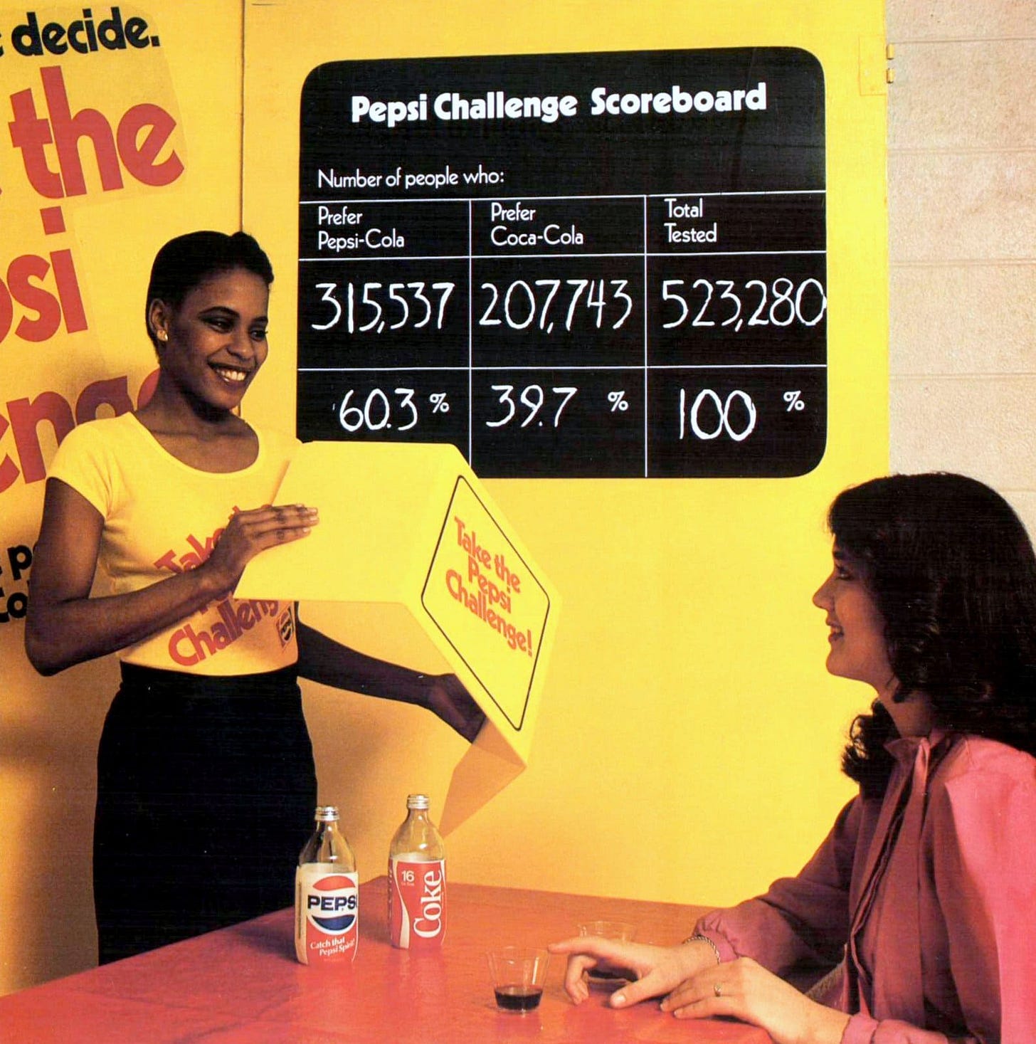 The Pepsi Challenge in 1981 The Pepsi Challenge in 1981