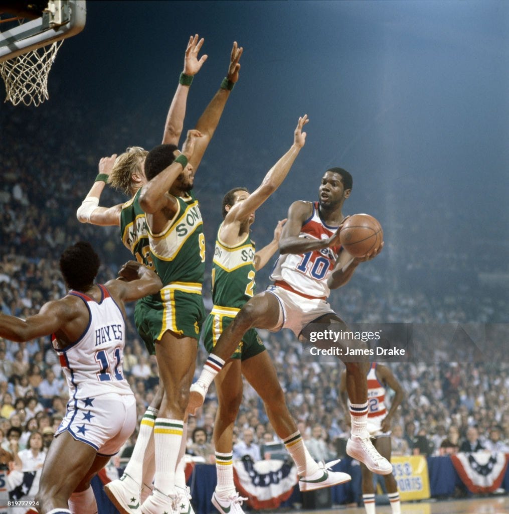 Washington Bullets vs Seattle SuperSonics
