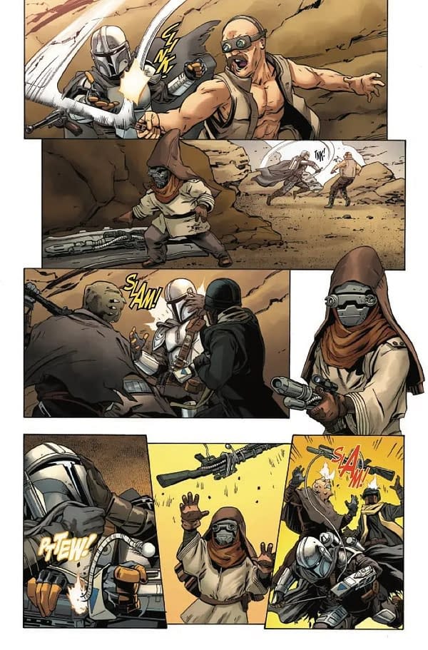 Interior preview page from STAR WARS: THE MANDALORIAN S2 #2 DIKE RUAN COVER