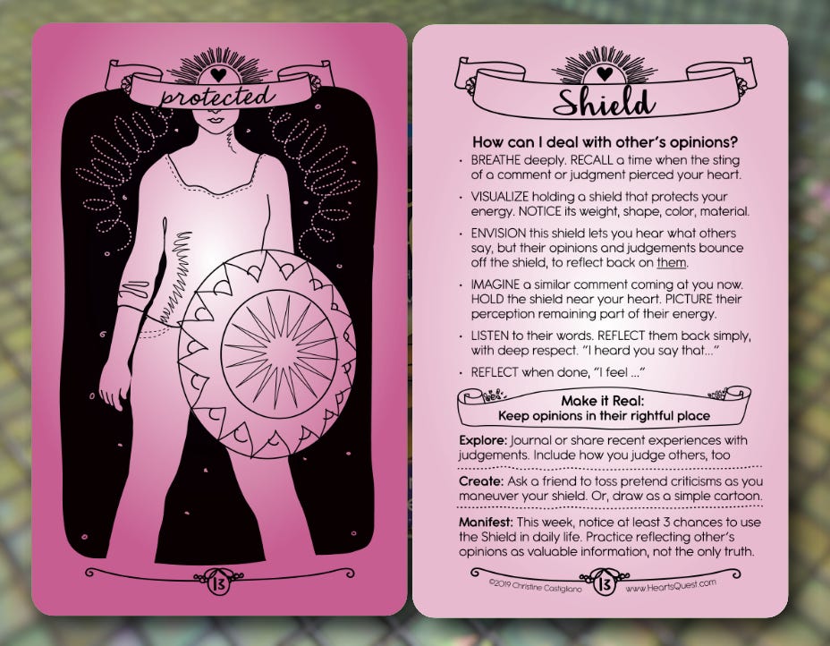 Shield of protection Shield of protection