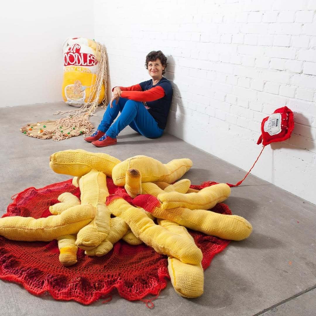 Sabina Speich's Crochet Giantfood: A Playful Manifesto on Excess