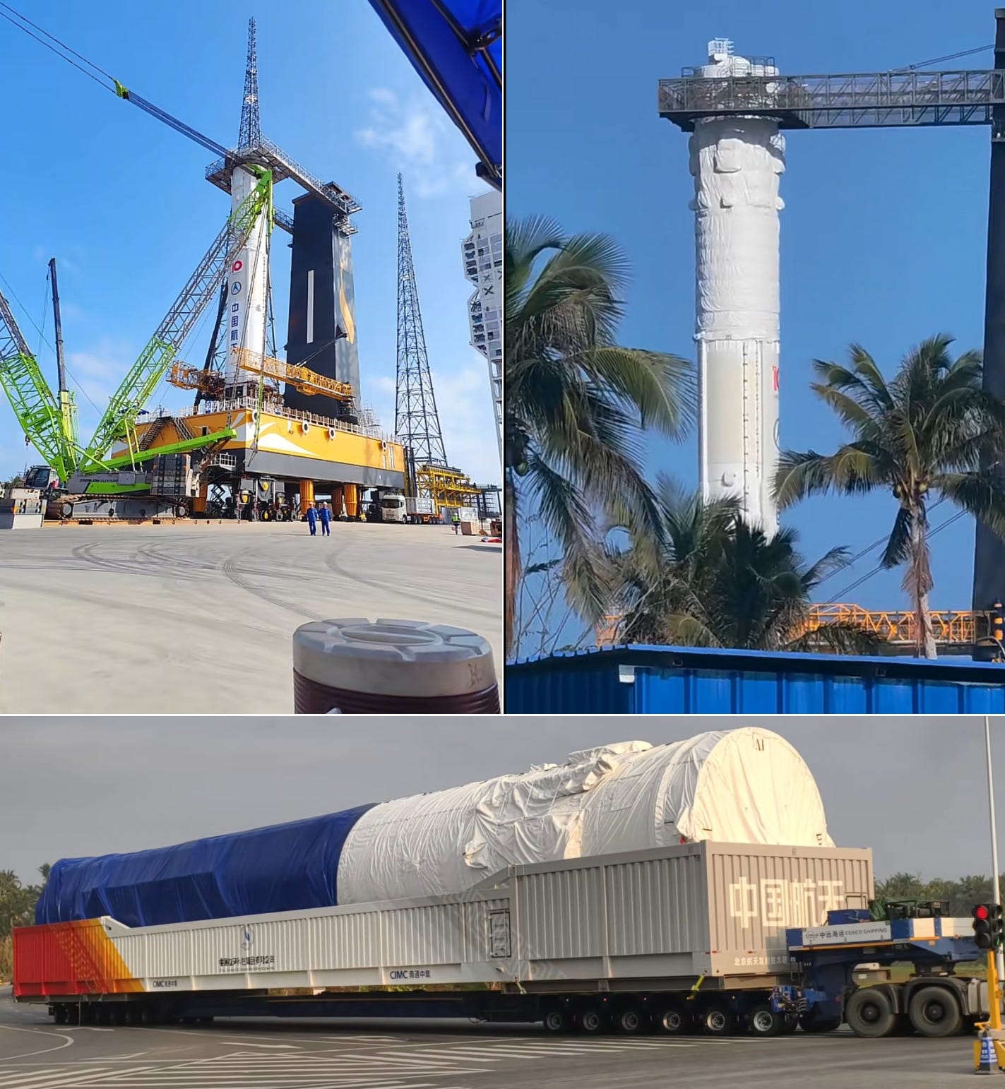 硯 中国　満洲 Wenchang Appears to Be Preparing for Major Mengzhou Spacecraft Test