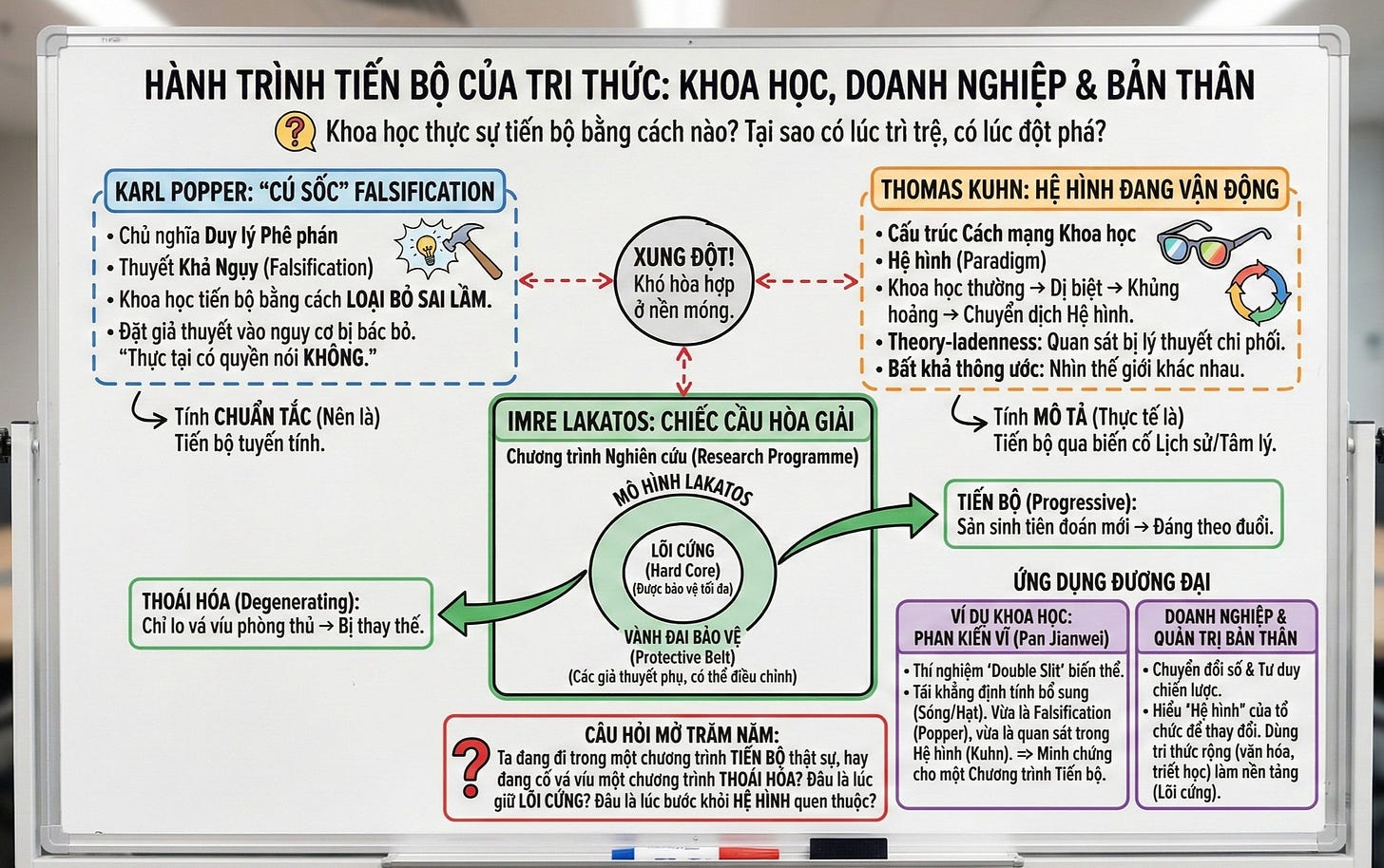 Hành trình tiến bộ của tri thức