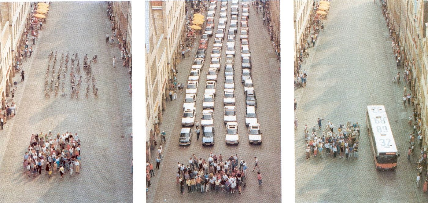 The Photograph That Has Been Making Cars Look Stupid For 20 Years... I  could be better about this myself. | Muenster, Bike lane, Underground tube
