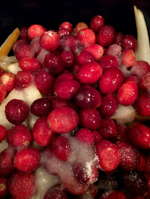 cranberry pear