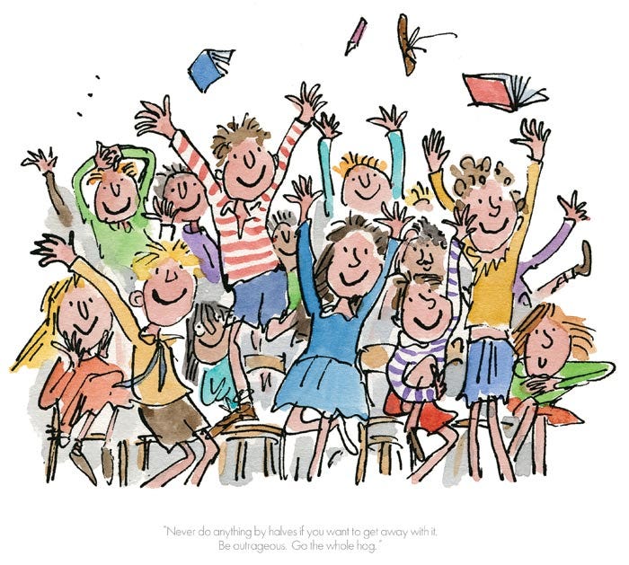 Roald Dahl & Quentin Blake - Never do anything by halves