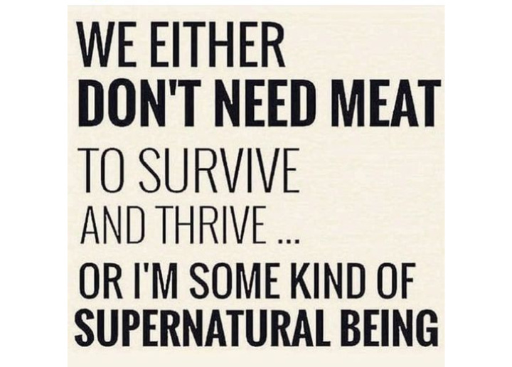 If humans needed meat, thriving vegans wouldn’t exist—but here we are, alive and well! Science backs it up: a well-planned plant-based diet is healthy at all life stages. So either we don’t need meat, or we’re superheroes. You decide. 😉🌱 If humans needed meat, thriving vegans wouldn’t exist—but here we are, alive and well! Science backs it up: a well-planned plant-based diet is healthy at all life stages. So either we don’t need meat, or we’re superheroes. You decide. 😉🌱