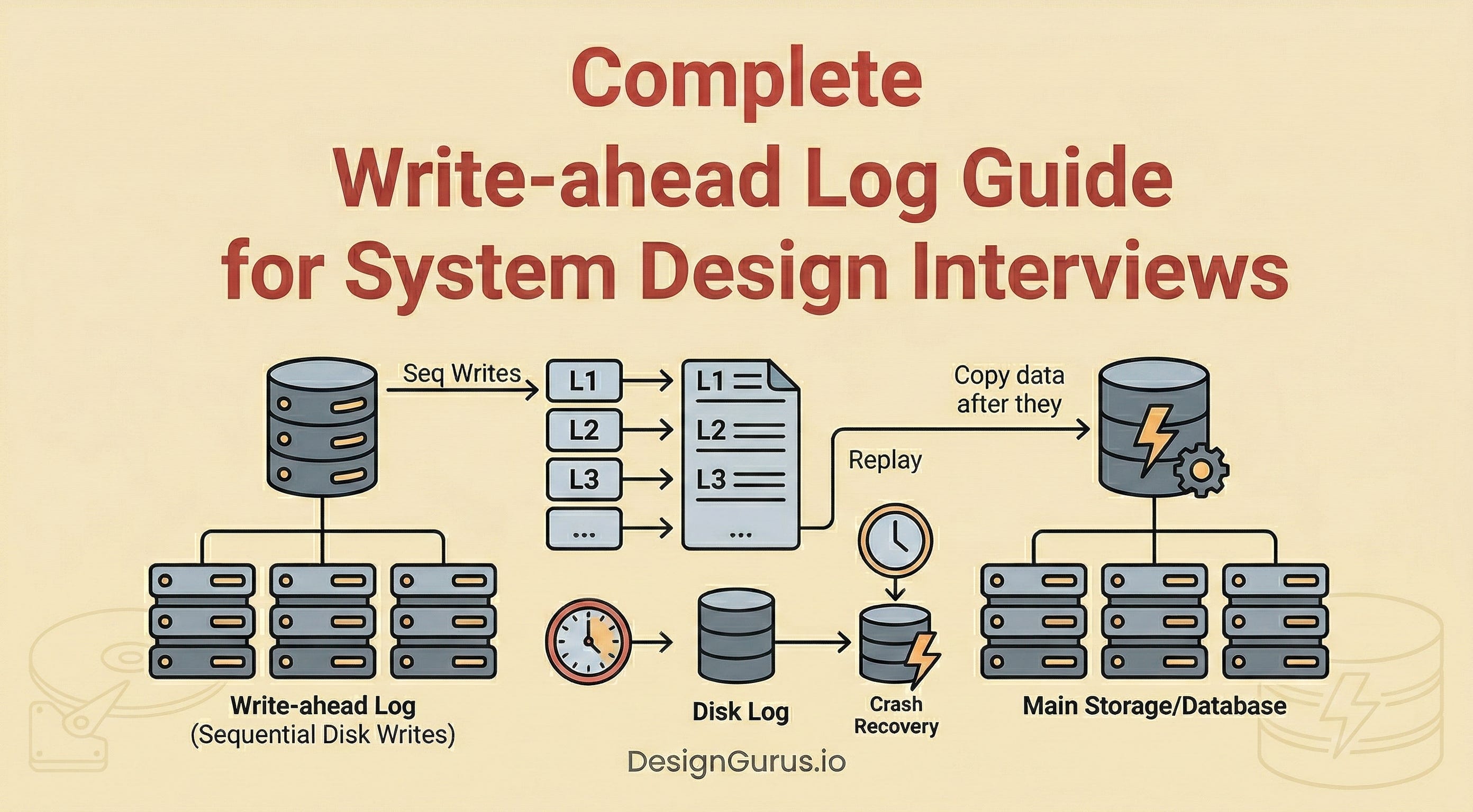 Write Logs Write-Ahead Logs: The System Design Concept Behind Every Reliable Database