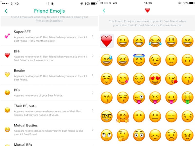 What Snapchat Friend Emoji Mean - Business Insider
