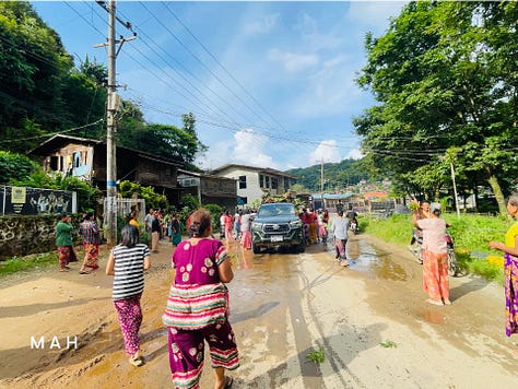 မိုးကုတ်တစ်မြို့လုံးကို သိမ်းပိုက်ပြီးနောက်မြင်ကွင်းများ ဓါတ်ပုံ - Mai A Hein