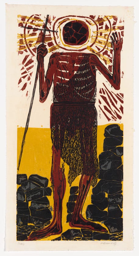 A person with a spear

Description automatically generated with medium confidence