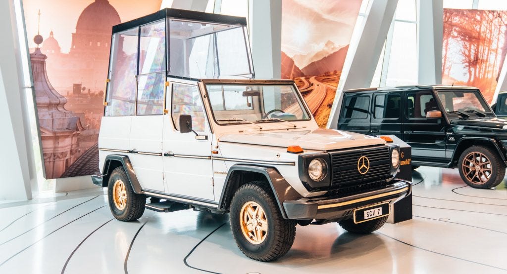  Mercedes G-Class Popemobile Turns 40 Years Old This Year