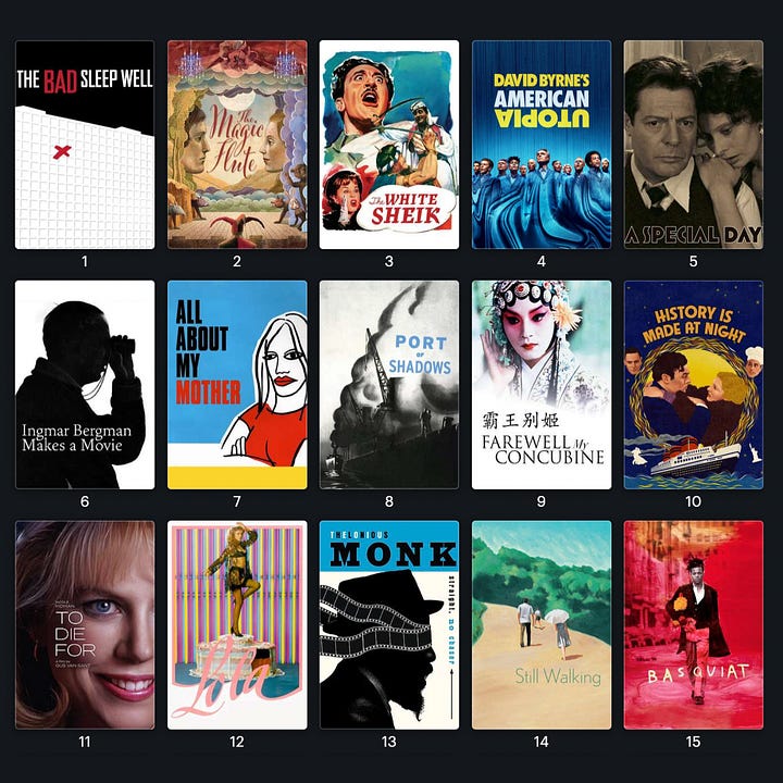 Letterboxd Criterion Challenge Poster Art