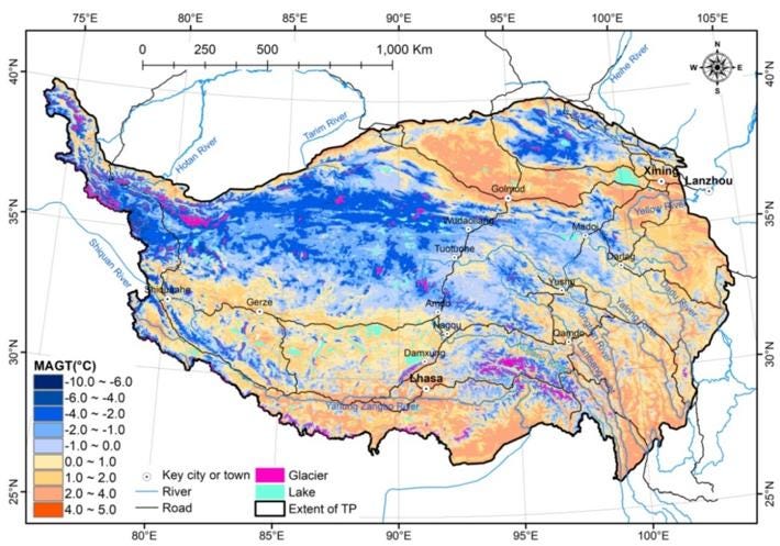 New permafrost thermal stability map better d | EurekAlert!