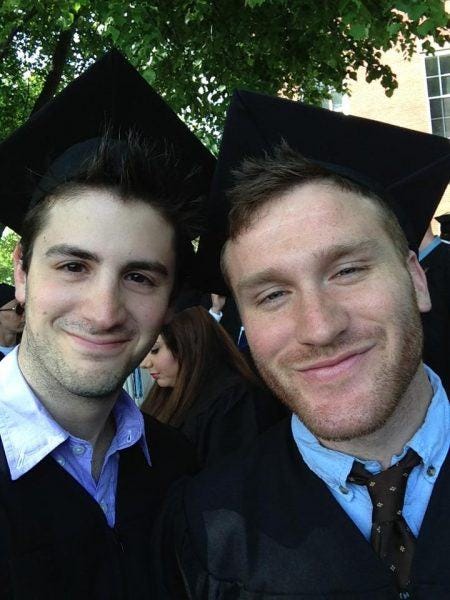 noam-ash-graduating-tufts-university-with-austin-bening noam-ash-graduating-tufts-university-with-austin-bening