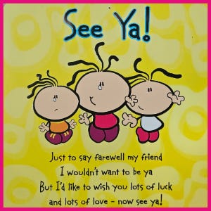 A yellow and pink sign with cartoon characters

AI-generated content may be incorrect.