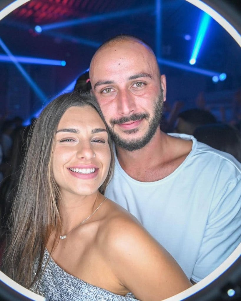 Roei Shalev and Mapal Adam smiling together.