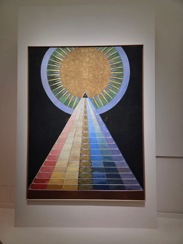 Hilma af Klint Exhbition in Grand Palais in Paris