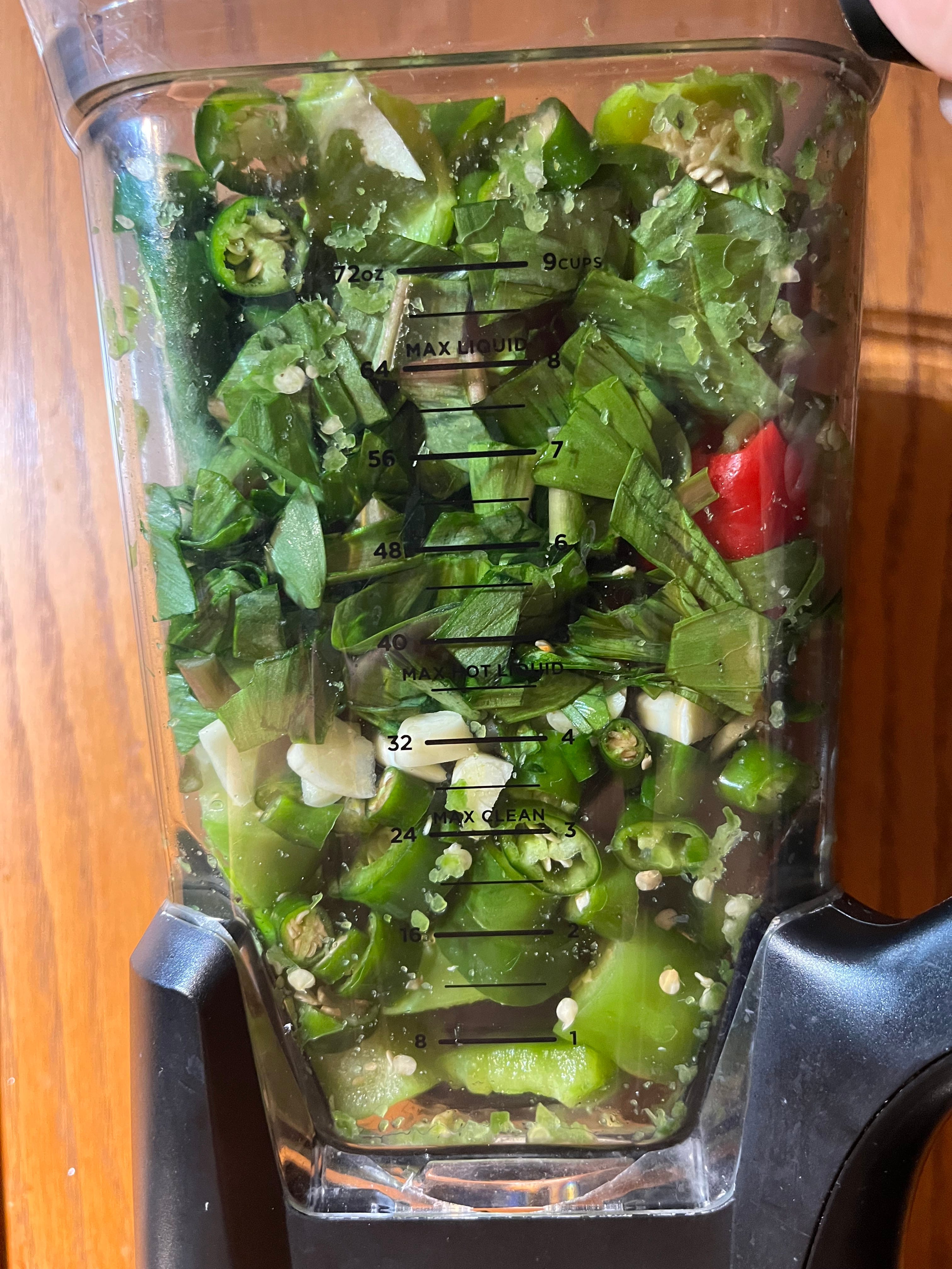 Raw Fermented Ramp Sriracha - by Gavin Mounsey