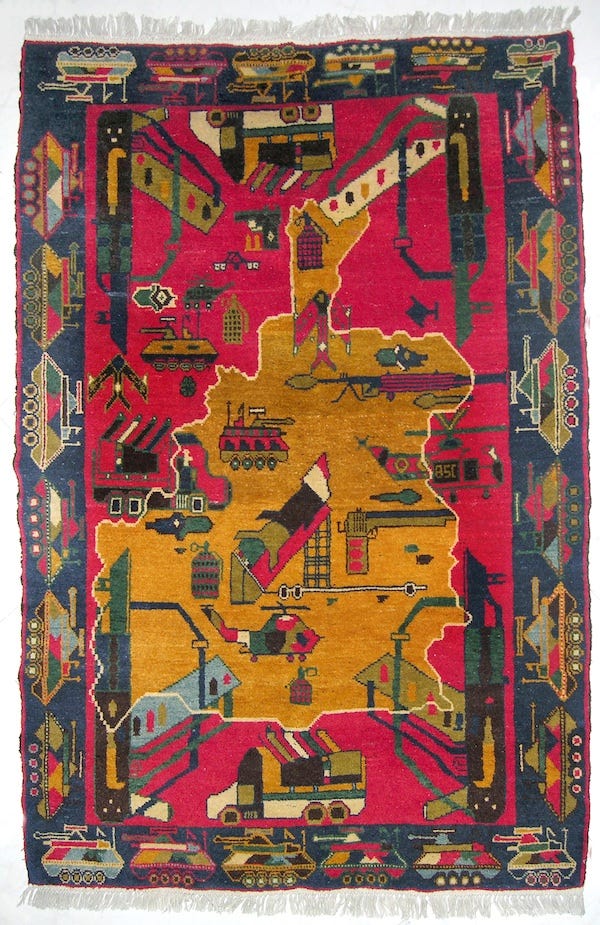 From Combat to Carpet—The Strange Story of Afghan War Rugs