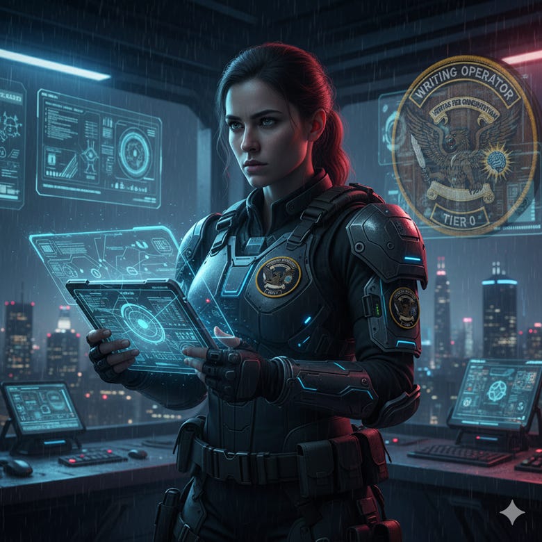 A person in a futuristic suit holding a tablet

AI-generated content may be incorrect.