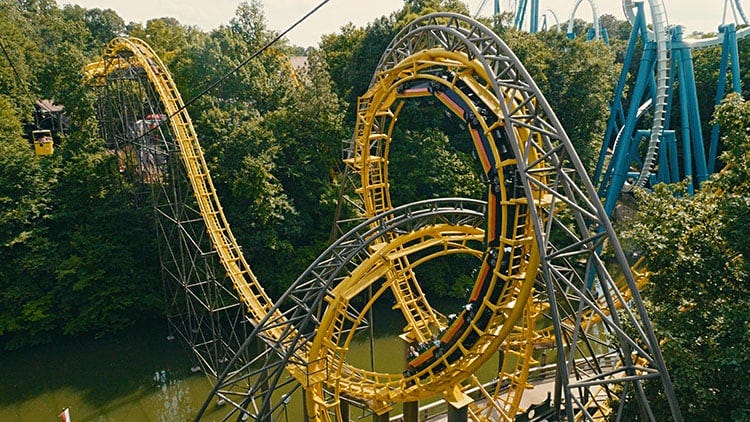 Loch Ness Monster coaster at Busch Gardens Williamsburg