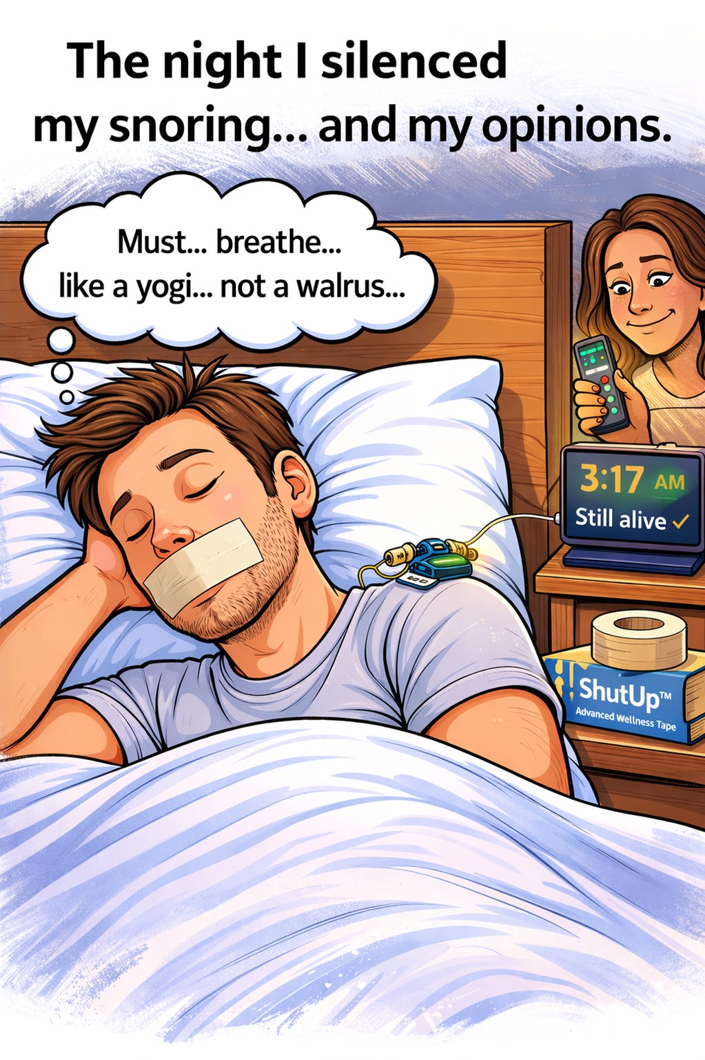 Mouth Taping — Biohack / Snore Solution? / Marital Harmony