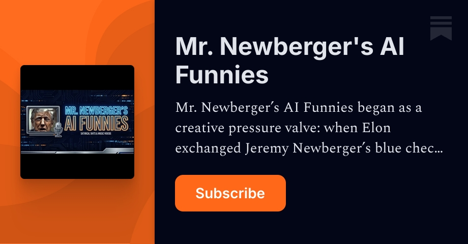 Mr. Newberger's AI Funnies | Substack