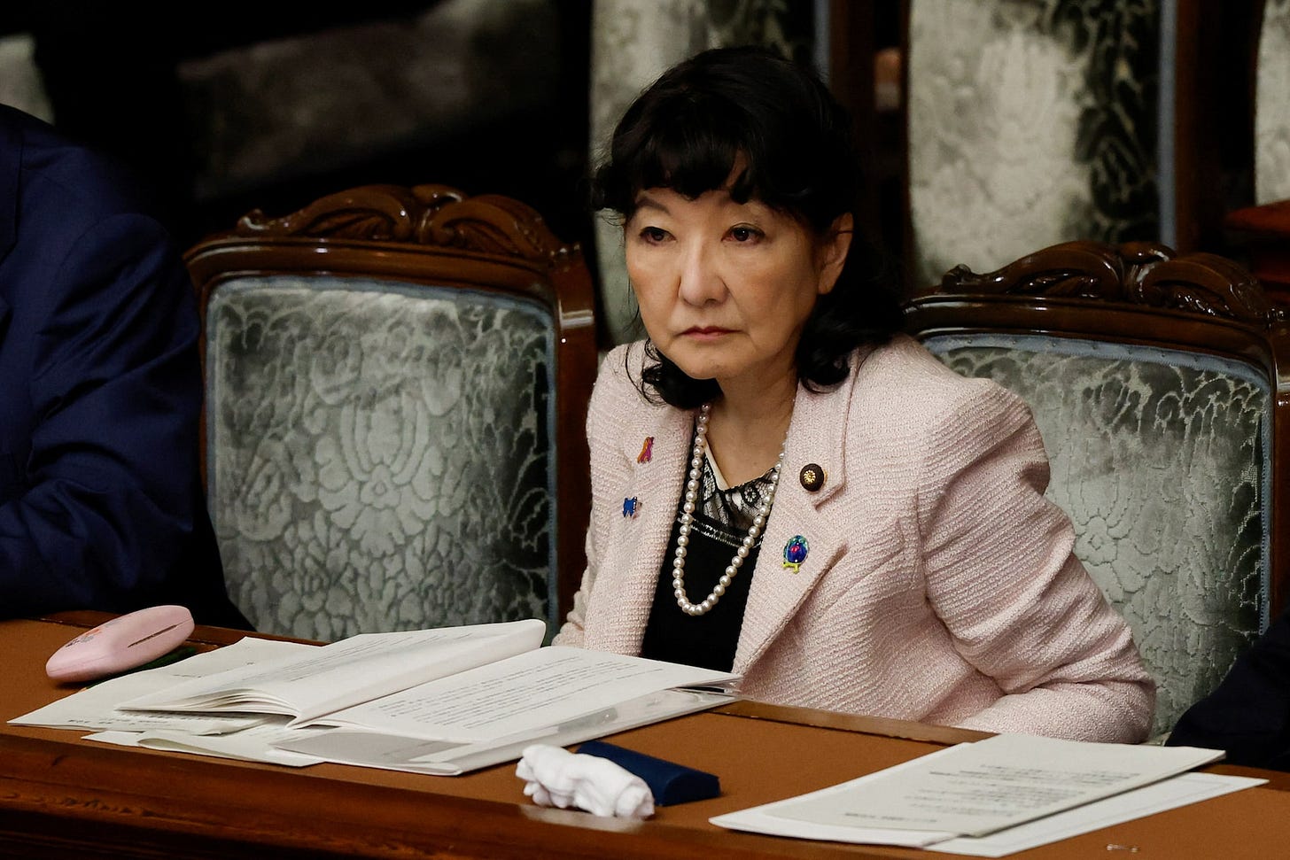 Japan's Prime Minister Takaichi delivers her policy speech in the parliament, in Tokyo Japan's Prime Minister Takaichi delivers her policy speech in the parliament, in Tokyo