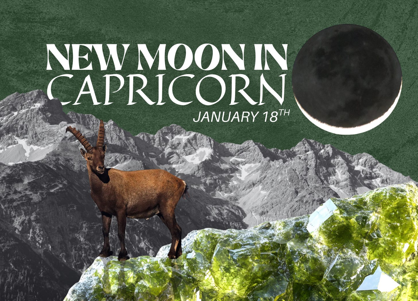 Capricorn New Moon | January 18, 2026 - by Izzy