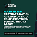 Capybara Nation Airdrop of BARA Complete, Token Surging Nearly 2,000%