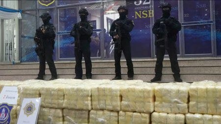 Saisie de méthamphétamine en Birmanie Saisie de méthamphétamine en Birmanie