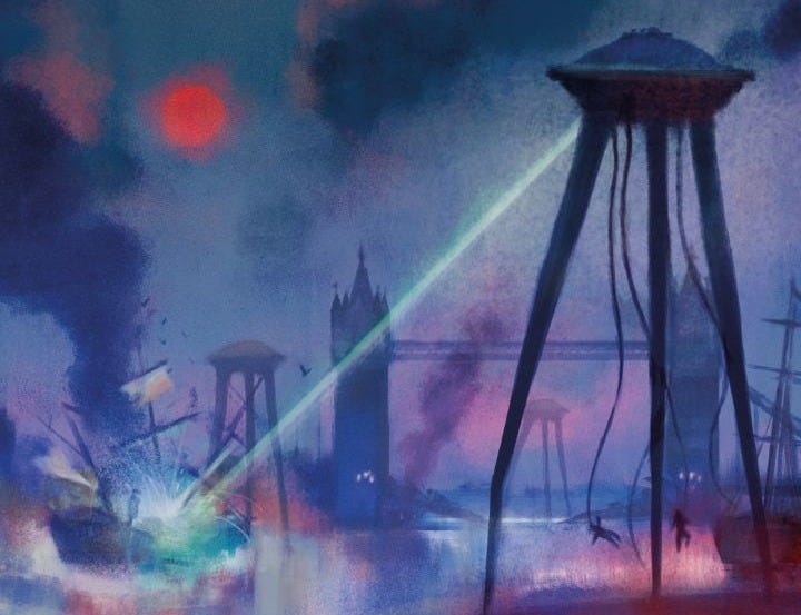 Book cover of The War of the Worlds