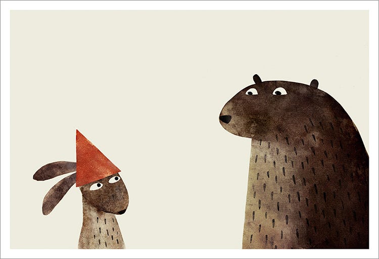 I Want My Hat Back - Pg. 25-26 - Drama [PRINT], Jon Klassen