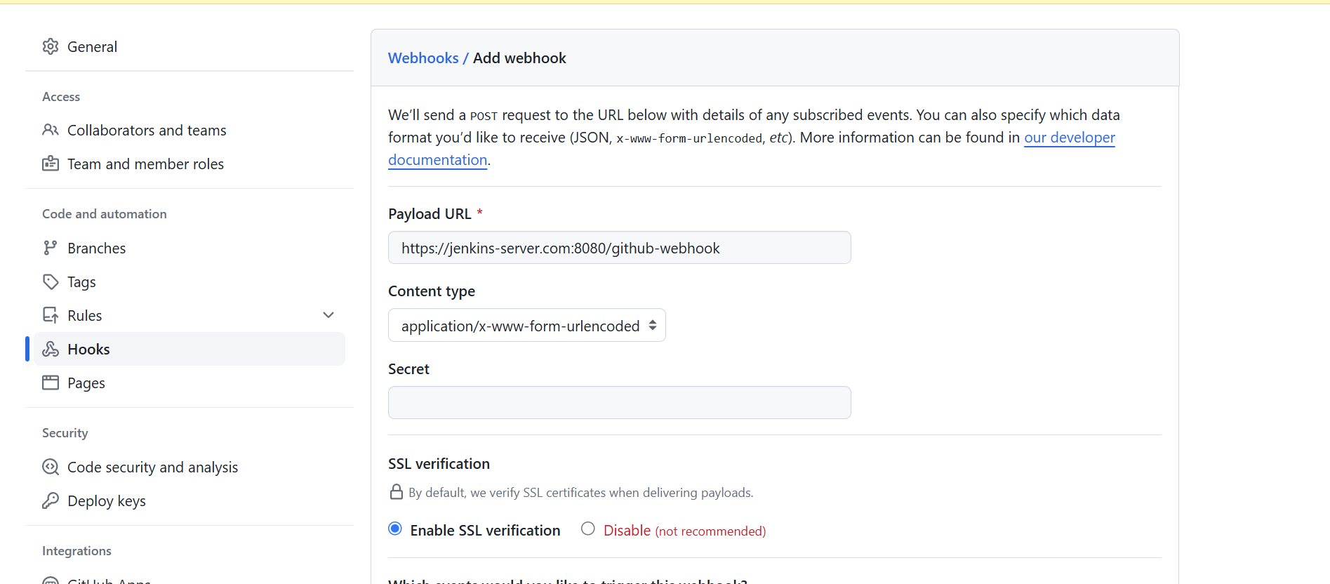 How to Set Up a GitHub Webhook in Jenkins