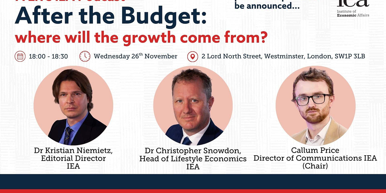 INVITATION: After the Budget - Where Will the Growth Come From?